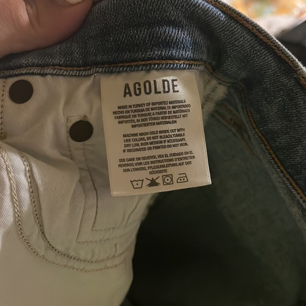 AGOLDE light wash skinny jeans 29 - Picture 3 of 6